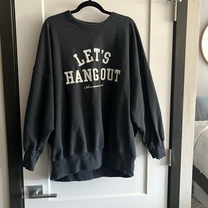 Oversized AE sweater